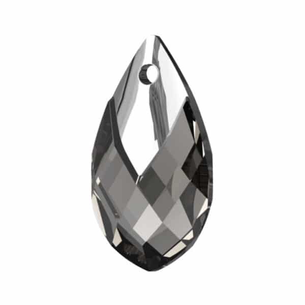 Metalic Cap Pear-shaped Pendant