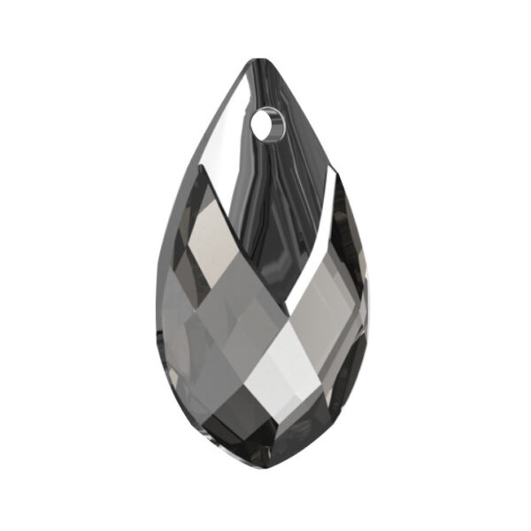 Metalic Cap Pear-shaped Pendant