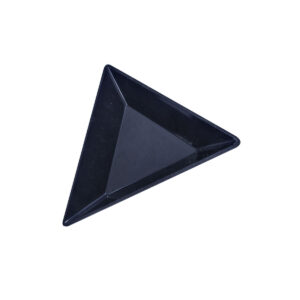 bandeja triangular negra